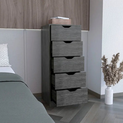 Basilea 5 Drawer Tall Dresser