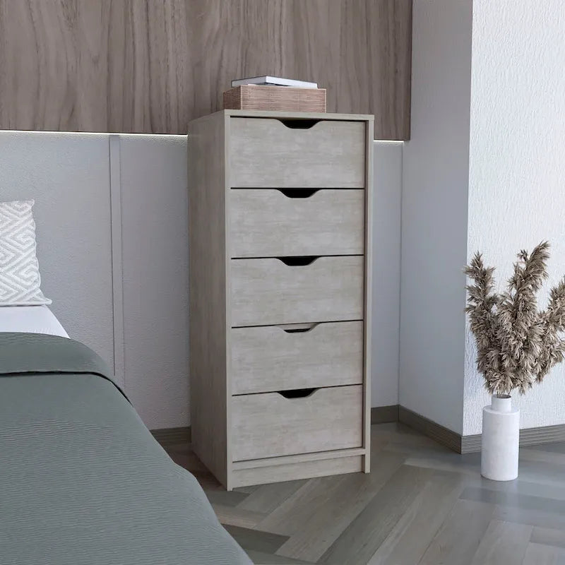 Basilea 5 Drawer Tall Dresser
