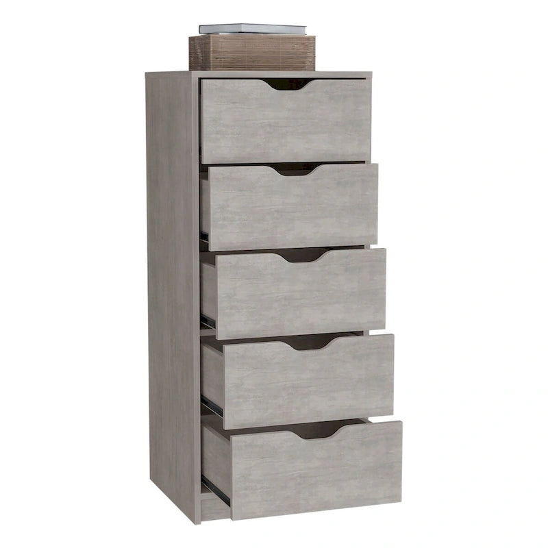 Basilea 5 Drawer Tall Dresser