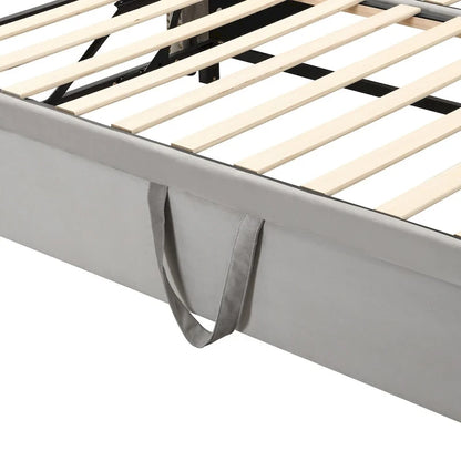 Twin Size Upholstered daybed with Pop Up Trundle, Pink