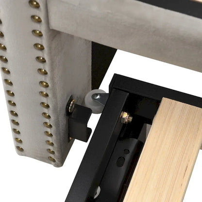 Twin Size Upholstered daybed with Pop Up Trundle, Pink