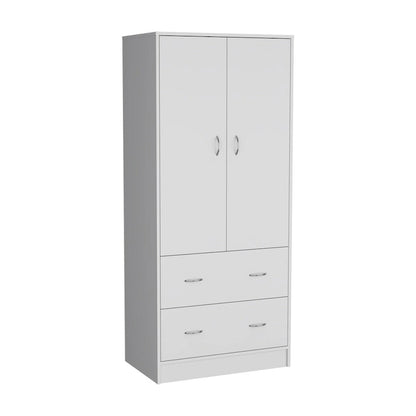 Taly Armoire Engineered wood with Double Doors 2 Drawers - N/A