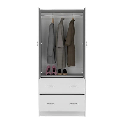 Taly Armoire Engineered wood with Double Doors 2 Drawers - N/A