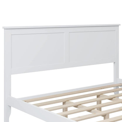 Modern Solid Wood Queen Platform Bed
