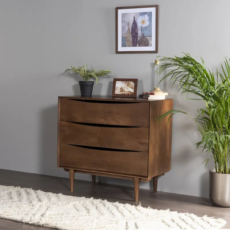 Dillon Solid Wood Three-Drawer Chest