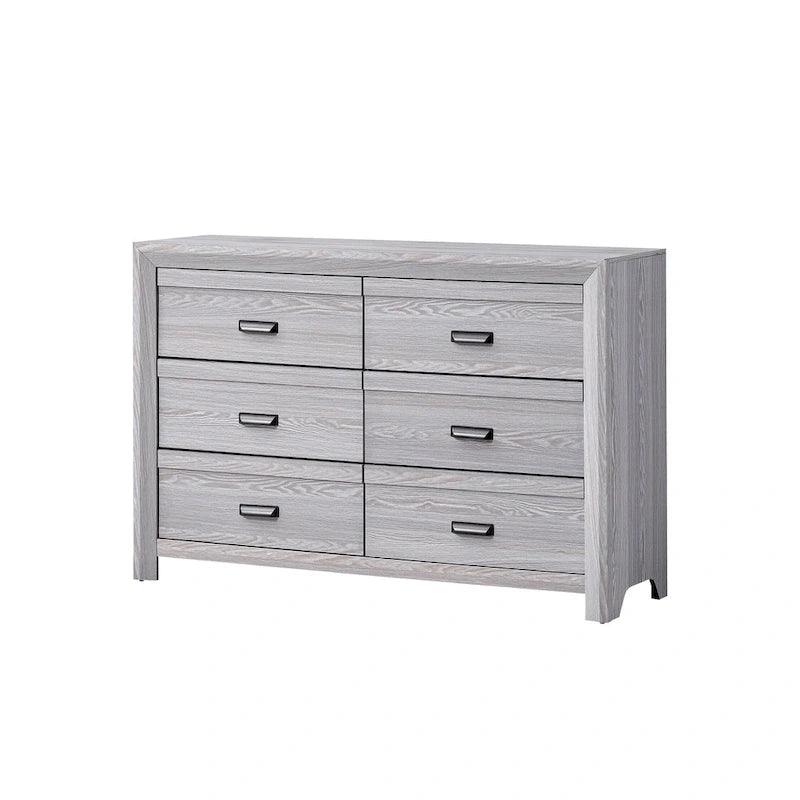 Essa 3 Piece Gray Panel Bedroom Set