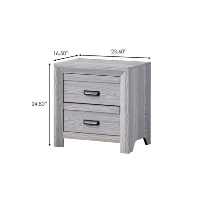 Essa 3 Piece Gray Panel Bedroom Set