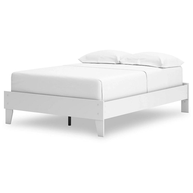 Signature Design by Ashley Hallityn White Full Platform Bed