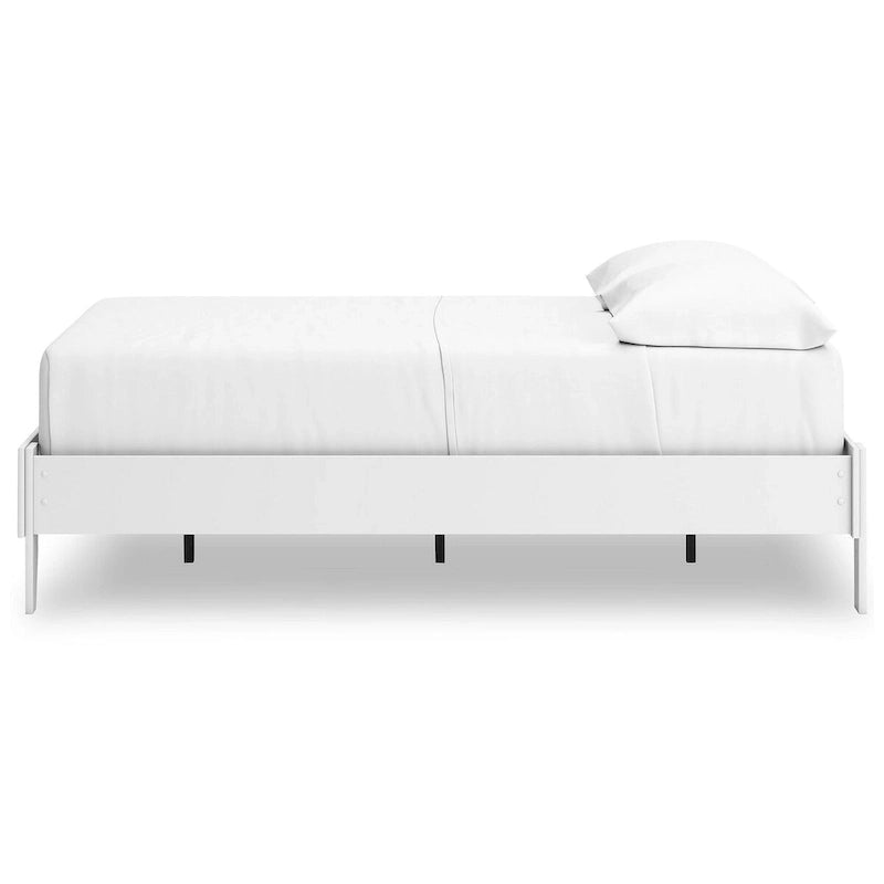 Signature Design by Ashley Hallityn White Full Platform Bed