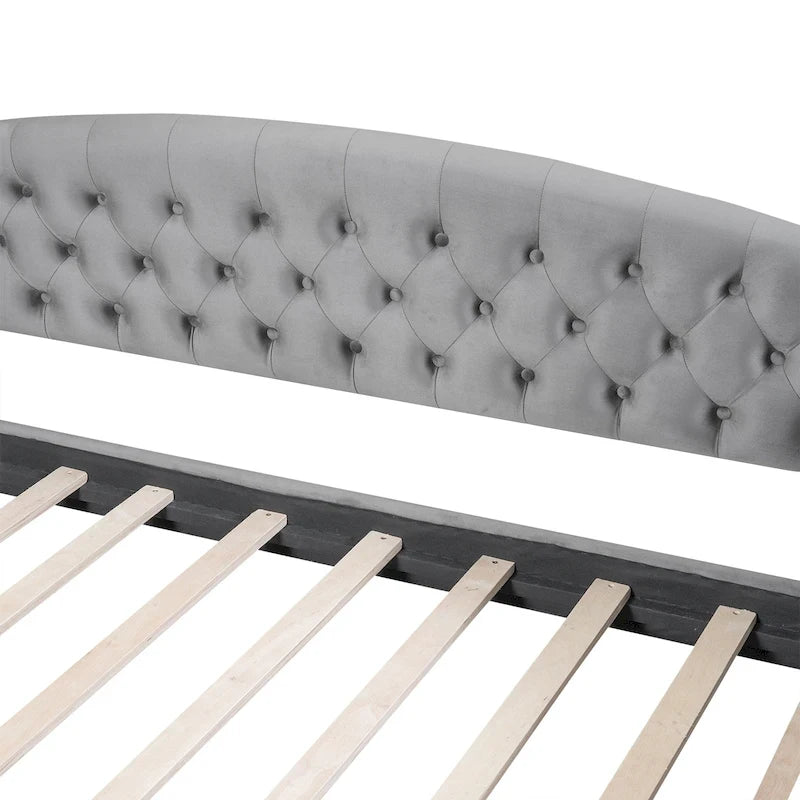 Modern Luxury Tufted Button Daybed, Full