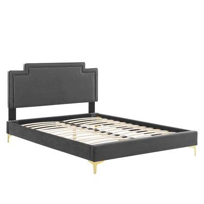 Liva Performance Velvet King Bed
