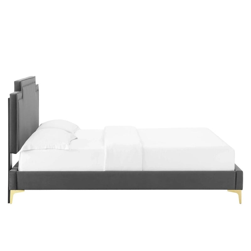 Liva Performance Velvet King Bed