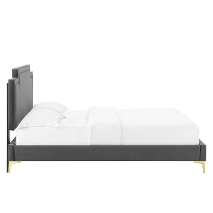 Liva Performance Velvet King Bed
