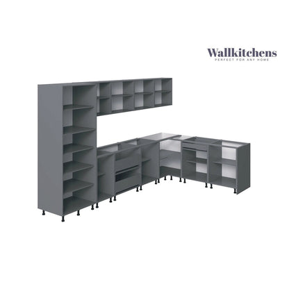 Kitchen Prestige Collection White Matte Color Base Size 11Ft Wide - 138x85