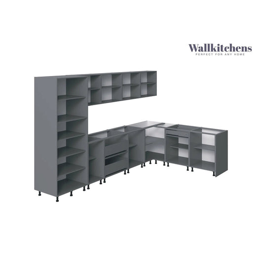 Kitchen Prestige Collection White Matte Color Base Size 11Ft Wide - 138x85