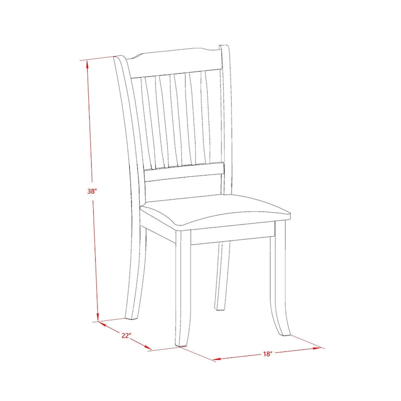 East West Furniture Dining Set Includes a Dining Room Table and Linen Fabric Kitchen Chairs,(Finish & Pieces Options)