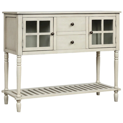 Buffet Storage Cabinet with Bottom Shelf