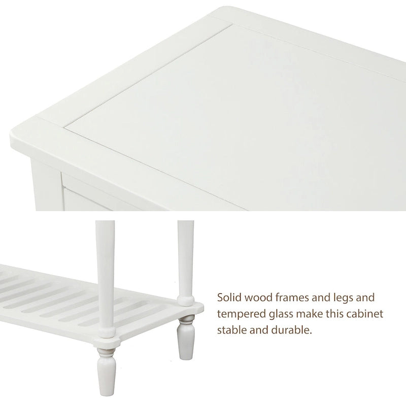 Buffet Storage Cabinet with Bottom Shelf