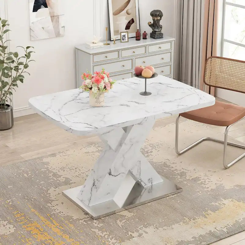 Modern Stretchable Square Dining Table for Kitchen