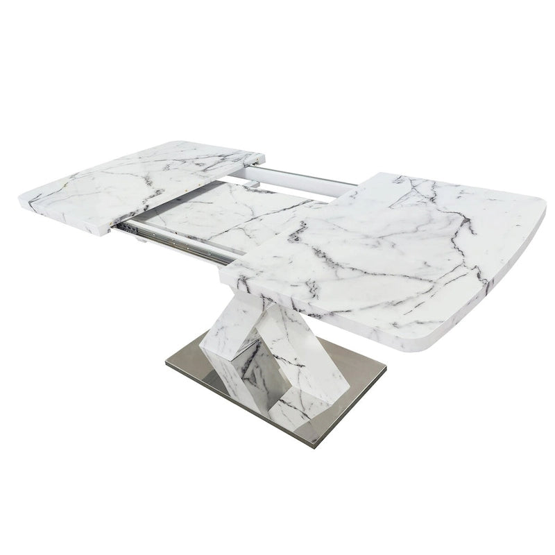 Modern Stretchable Square Dining Table for Kitchen