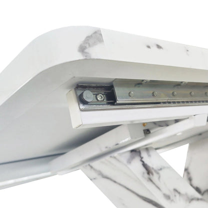 Modern Stretchable Square Dining Table for Kitchen