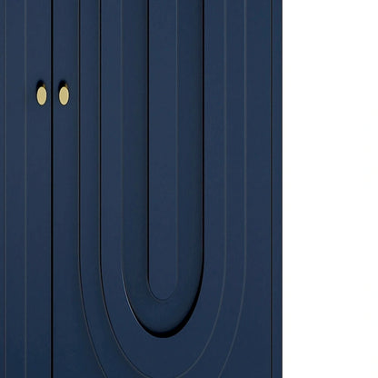 Wood Cabinet with Glass Sliding Doors Display Storage Cabinet