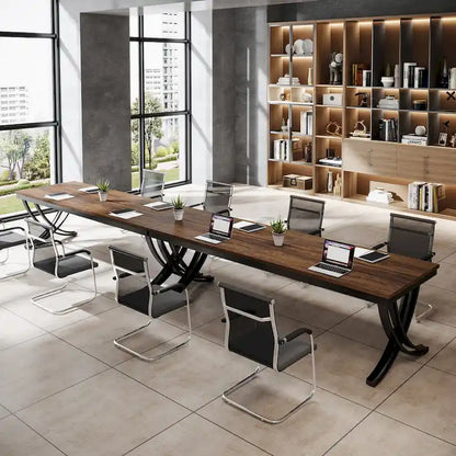 6.5FT Rectangular Conference Meeting Seminar Table for 6-8 People