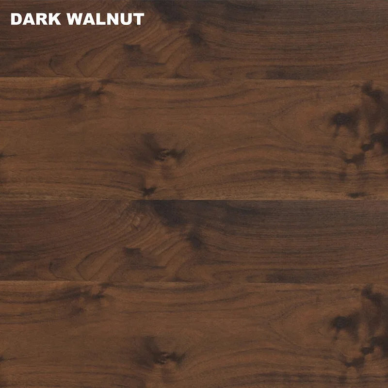 Brunei Contemporary Dark Walnut Wood Four-Door Credenza File Cabinet