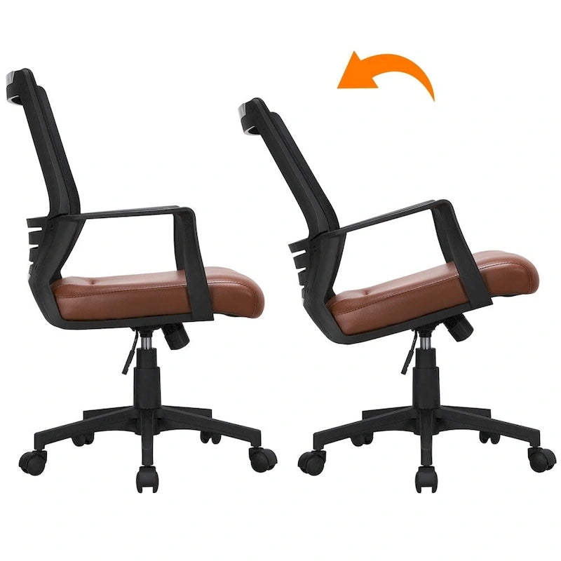 Yaheetech Adjustable Ergonomic Mesh Office Chair with Lumbar Support
