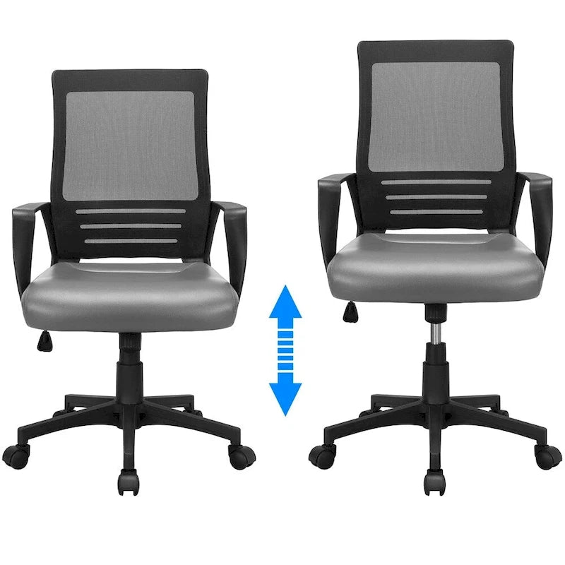Yaheetech Adjustable Ergonomic Mesh Office Chair with Lumbar Support