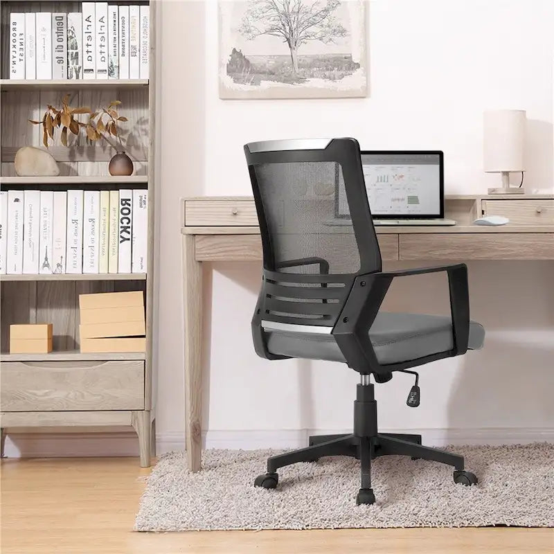 Yaheetech Adjustable Ergonomic Mesh Office Chair with Lumbar Support