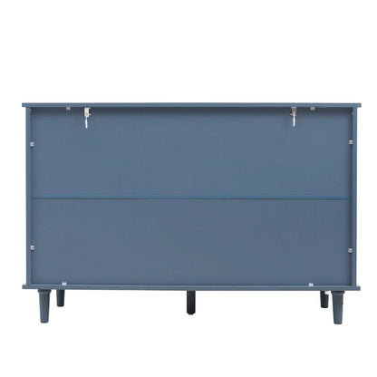 7 Drawer Cabinet,With Black Metal Handle