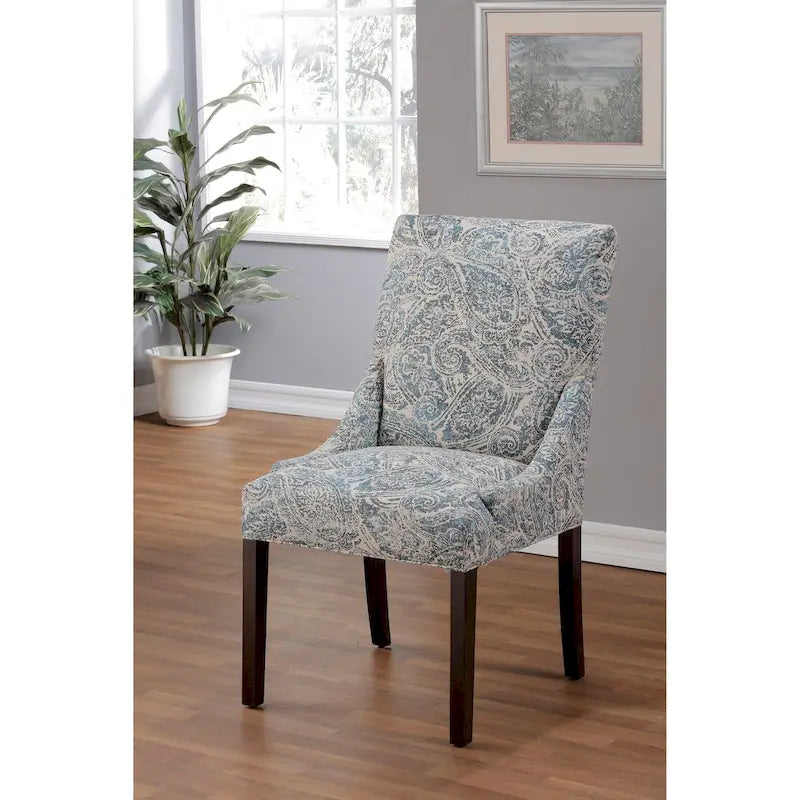 Marie Transitional Slope Arm Dining Room Chair