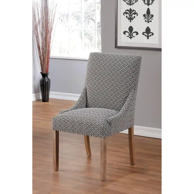 Marie Transitional Slope Arm Dining Room Chair