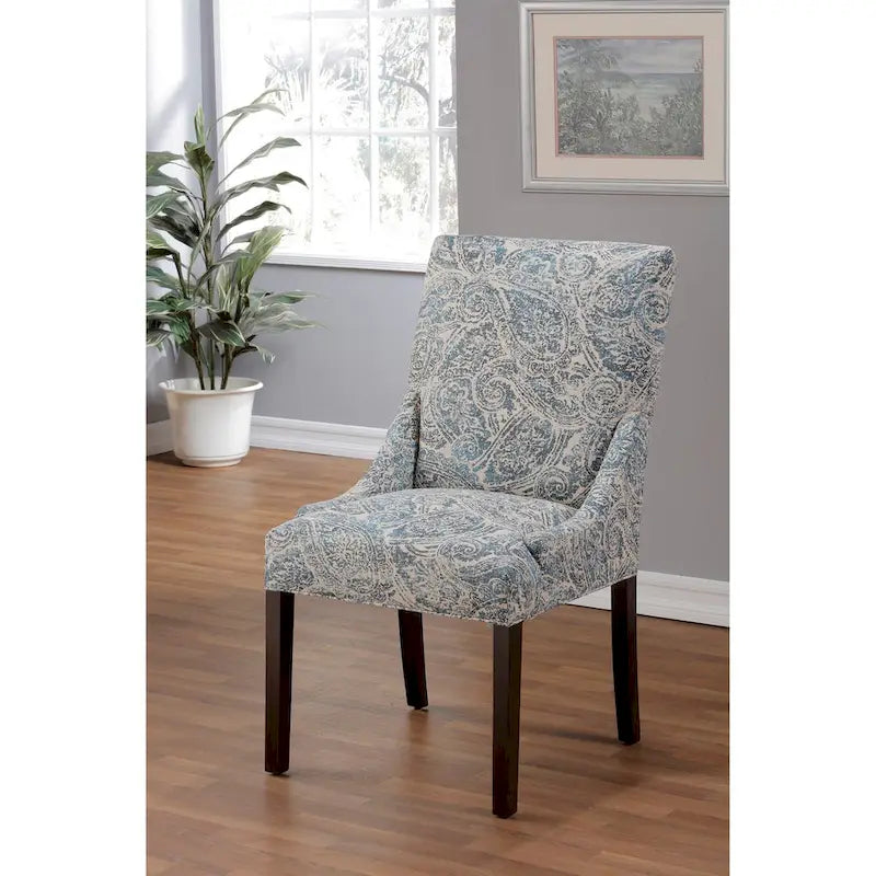 Marie Transitional Slope Arm Dining Room Chair