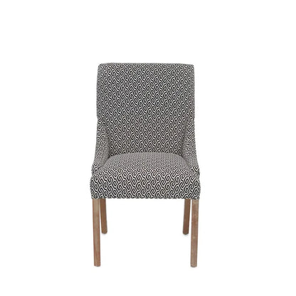 Marie Transitional Slope Arm Dining Room Chair