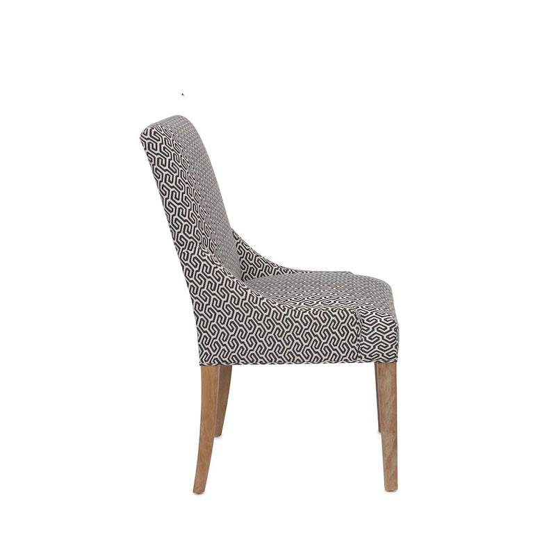 Marie Transitional Slope Arm Dining Room Chair