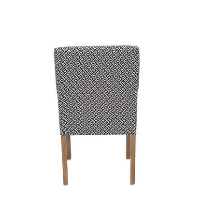 Marie Transitional Slope Arm Dining Room Chair
