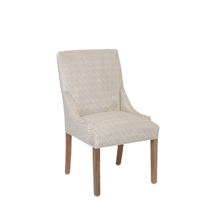 Marie Transitional Slope Arm Dining Room Chair