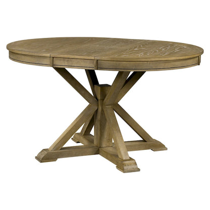 Retro Functional Extendable Dining Table with a 12 Leaf for Dining Room