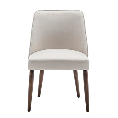 Porthos Home Nev Fabric Dining Chairs with Wooden Legs, Set of 2