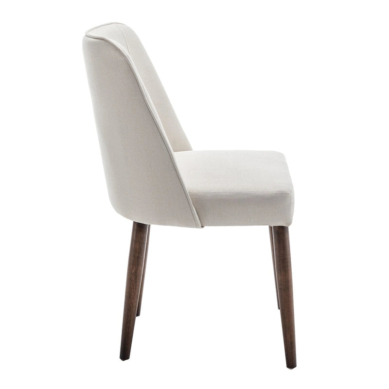 Porthos Home Nev Fabric Dining Chairs with Wooden Legs, Set of 2