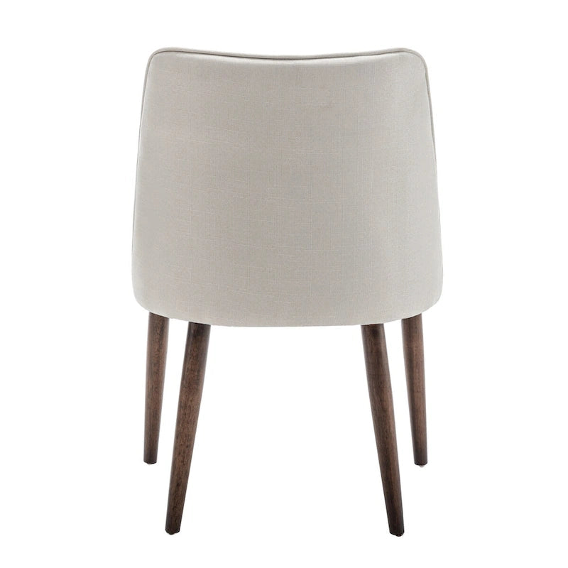 Porthos Home Nev Fabric Dining Chairs with Wooden Legs, Set of 2