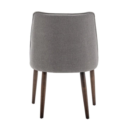 Porthos Home Nev Fabric Dining Chairs with Wooden Legs, Set of 2