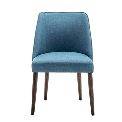 Porthos Home Nev Fabric Dining Chairs with Wooden Legs, Set of 2