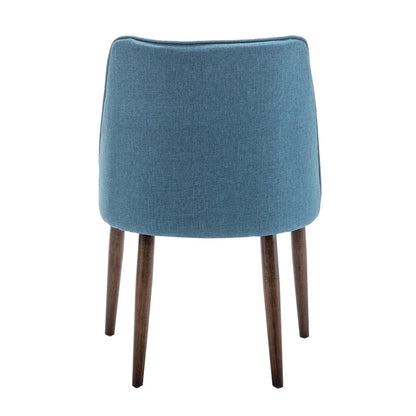 Porthos Home Nev Fabric Dining Chairs with Wooden Legs, Set of 2