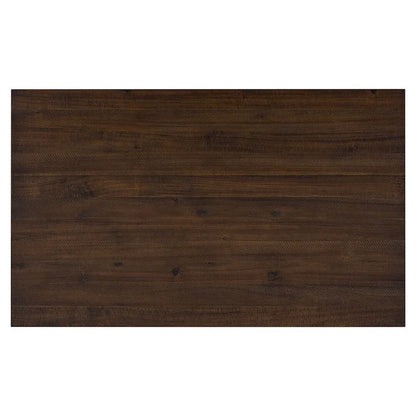 60 Farmhouse Rectangular Dining Table with 4 Upholstered Chairs and Bench