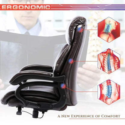 Snugway High Back Big & Tall 400lb Ergonomic Executive Office Chair