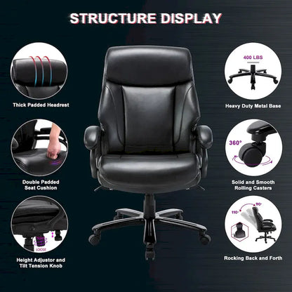 Snugway High Back Big & Tall 400lb Ergonomic Executive Office Chair