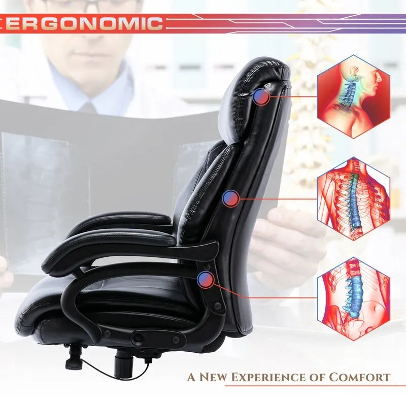 Snugway High Back Big & Tall 400lb Ergonomic Executive Office Chair